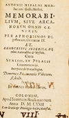 Memorabilium, sive arcanorum omnis generis, per aphorismos digestorum, centuriæ IX. Et, Democritus abderita, de rebus naturalibus et mysticis. Cum Synesii et Pelagii Commentaris.